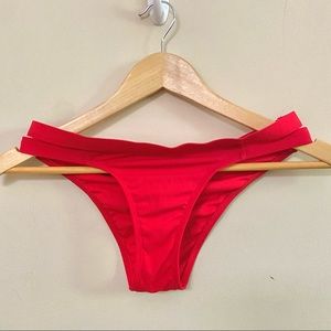 Xhilaration Red Bikini Bathing Suit Bottoms Small